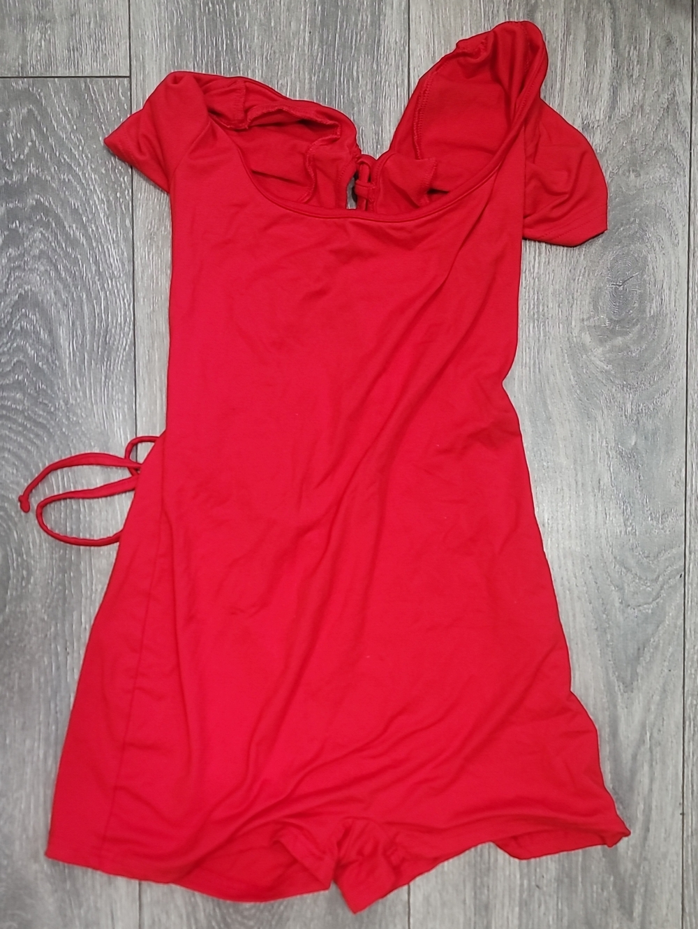 Women's Red Short Sleeve Top - Brand Unknown